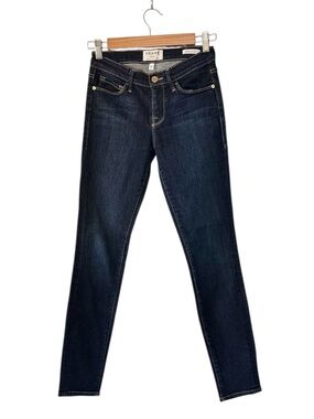 FRAME Le Skinny De Jeanne Mid Rise Skinny Jeans Blue Size 26 Premium Stretch